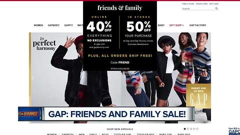 Get 40-50 percent off at Gap this weekend!