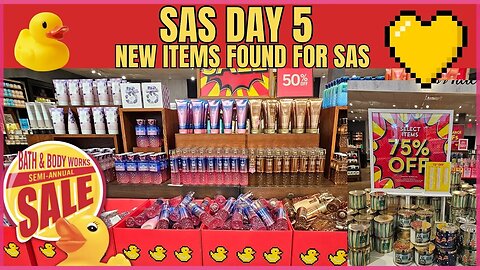 SAS DAY 5 | New Items Added for SAS at Bath & Body Works | #bathandbodyworks #sas