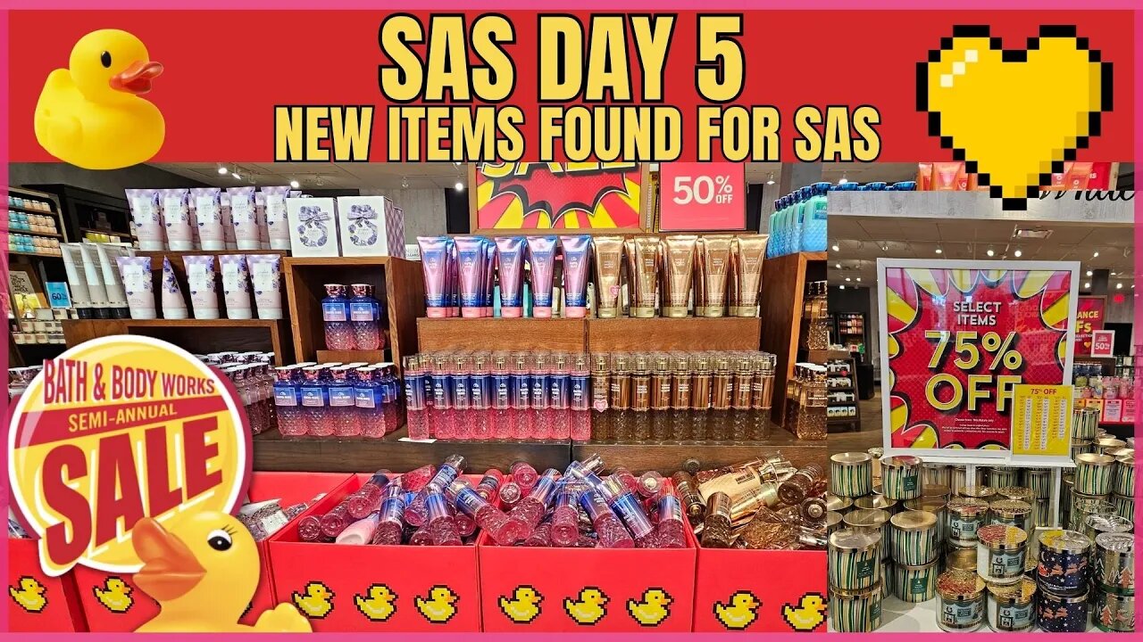 SAS DAY 5 | New Items Added for SAS at Bath & Body Works | #bathandbodyworks #sas