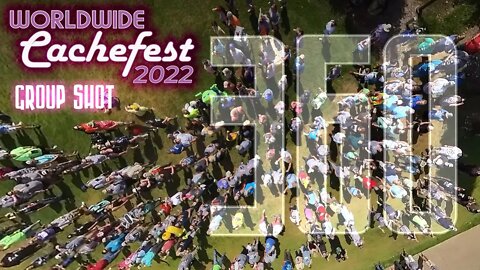 INTERACTIVE 360 VIDEO - Worldwide Cachefest 2022 group shot!