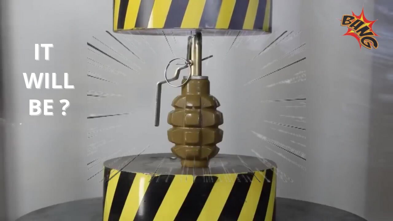 HYDRAULIC PRESS VS GRENADE