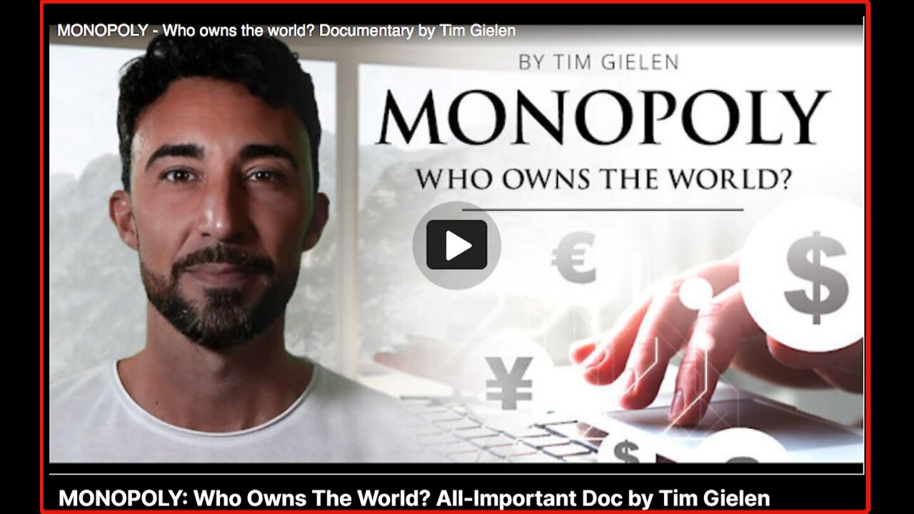 Monopoly : Unveiling the Hidden Powers of the Elite" 100 % FULL DOCUMENTARY