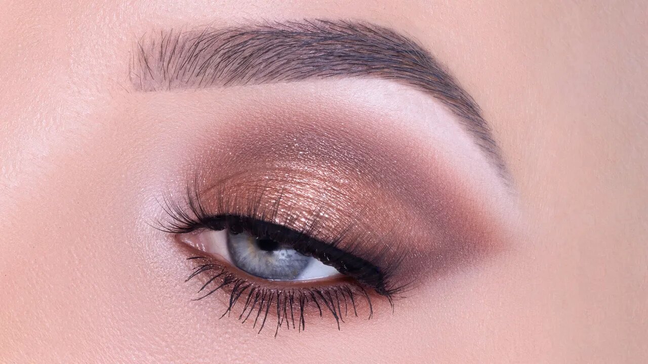 Flirty Bronze Valentine's Day Inspired Eye Makeup Tutorial