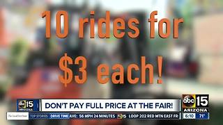 SAVE! The Arizona State Fair has deals every day!