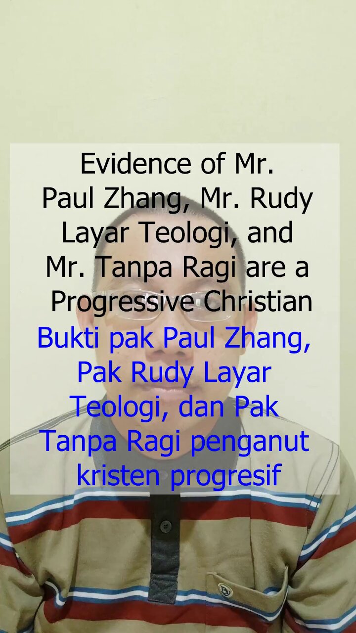 Evidence of Mr. Paul Zhang, Mr. Rudy Layar Teologi & Mr. Tanpa Ragi are ...
