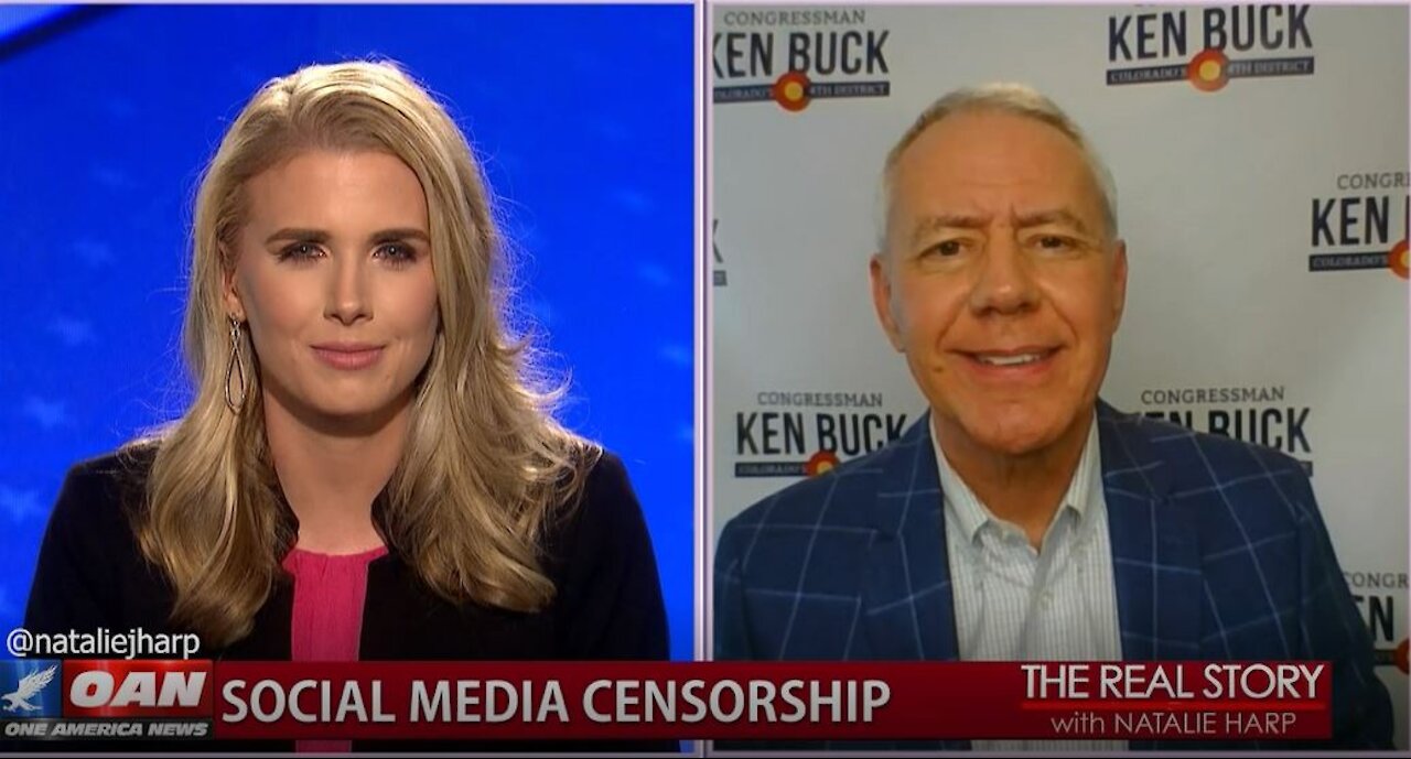 The Real Story - OAN New Facebook Algorithm with Rep. Ken Buck