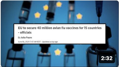 WOW! AVIAN FLU VACCINES DELIVERED RIGHT ON TIME! 665,000 DOSES?