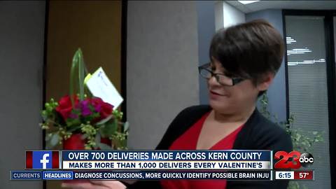 Log Cabin Florist deliver over 1,000 gifts throughout Kern County