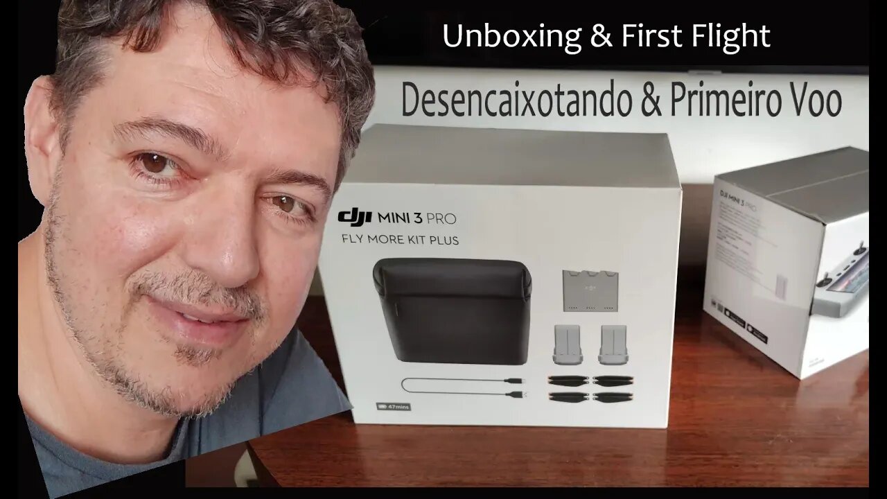 Drone DJI Mini 3 Pro - Unboxing e Primeiro Voo