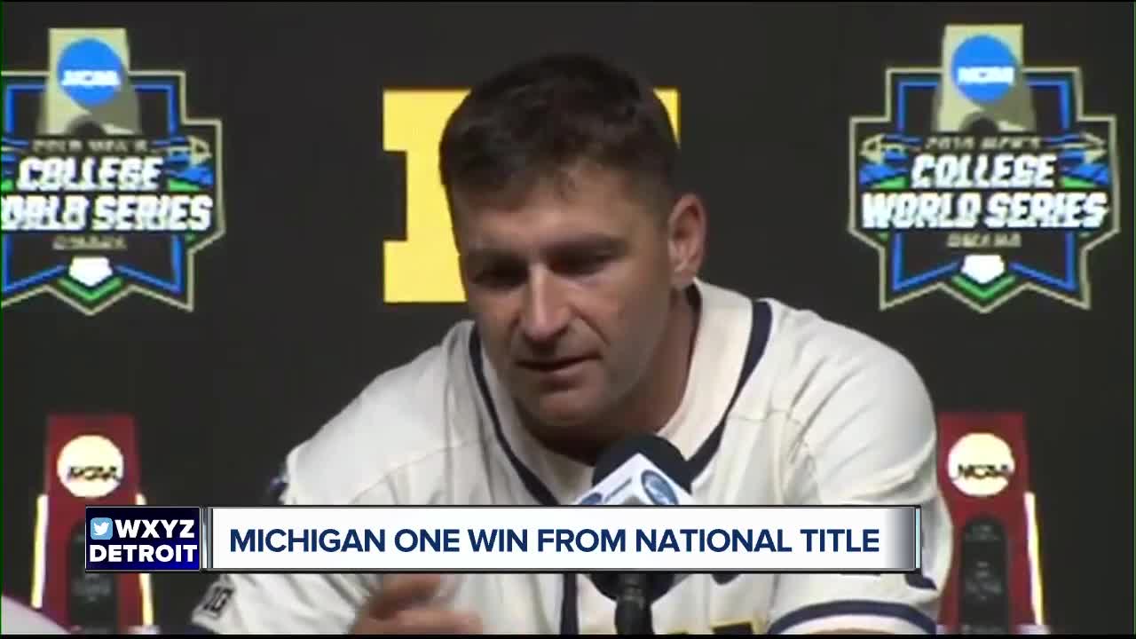 Michigan looks to stay loose with CWS title on the line