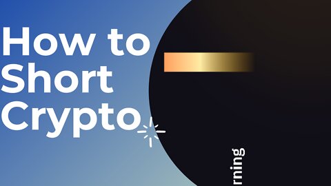 How to Short Crypto