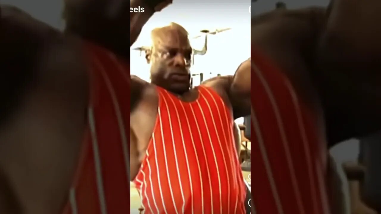 Ronnie Coleman workout for shoulders 🏋️♂️