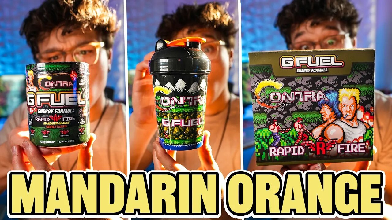 Contra Rapid Fire GFUEL Flavor Review!