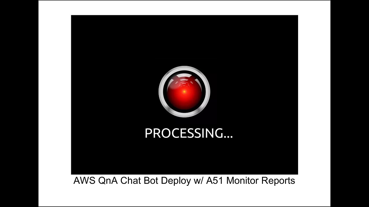 AWS QnA Chat Bot Deployment w/ A51 Monitoring Dashboard