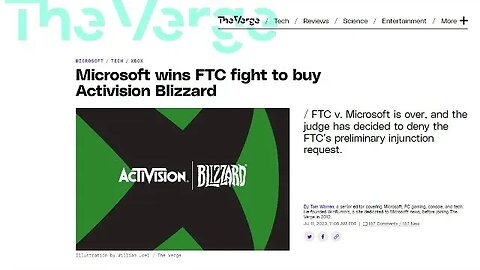 Microsoft Wins Court Case Against FTC To Buy Activision