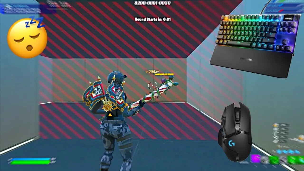 Steelseries Apex Pro TKL ASMR Chill🤩 Piece Control 1v1🏆Satisfying Keyboard Fortnite