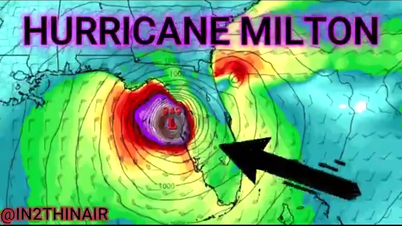 INCOMING HURRICANE MILTON WORSE THAN HELENE - UPDATE 🚨