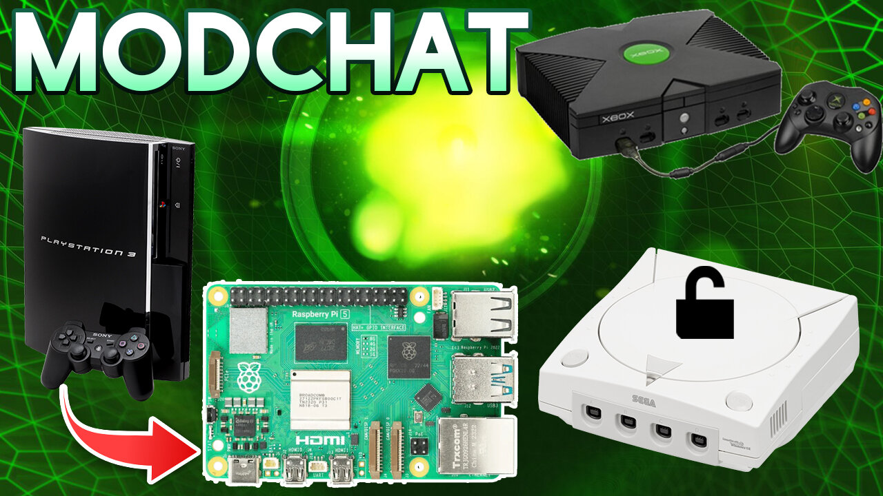 RXDK for OG Xbox, RPCS3 on Raspberry Pi 5, Overscanning Dreamcast Secrets - ModChat 128