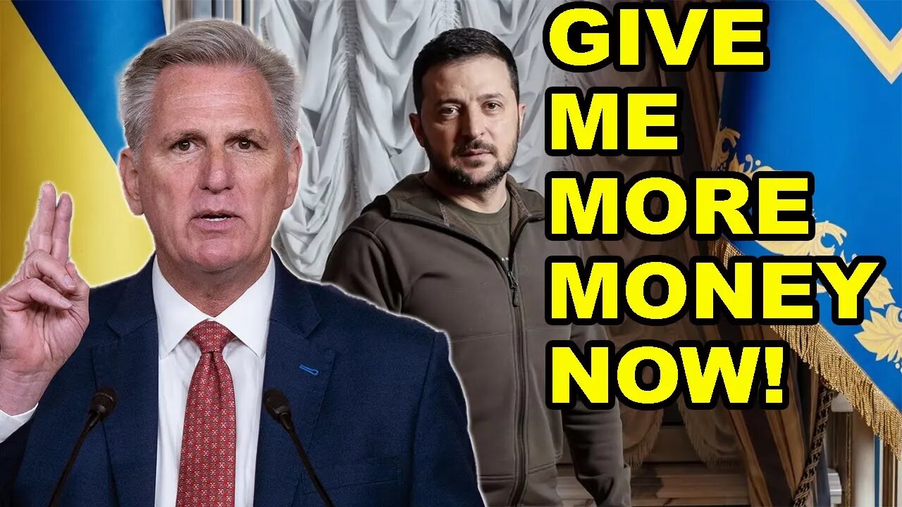 Zelensky congratulates Kevin McCarthy on Speaker of the House win! Immediately BEGS for more money!