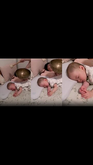 How to calm a child using a Tibetan sounding bowl