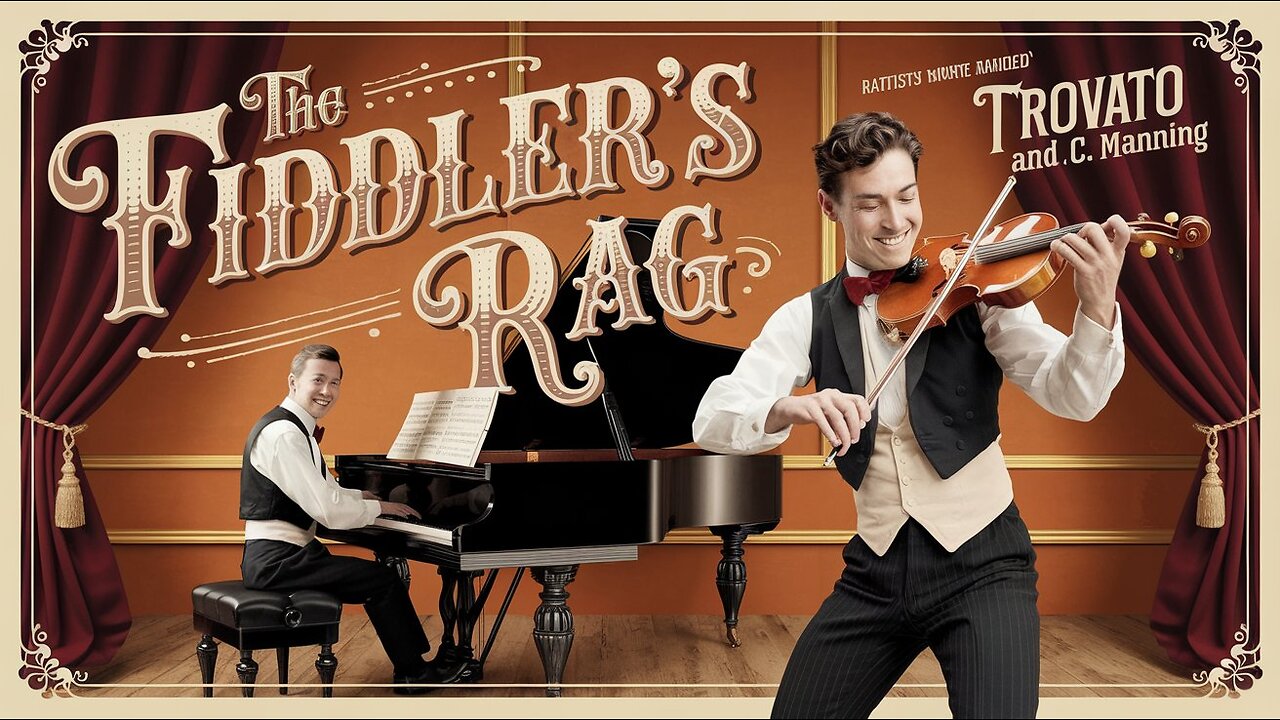 The Fiddler's Rag by Trovato and A. C. Manning | Lively Ragtime Piano & Fiddle