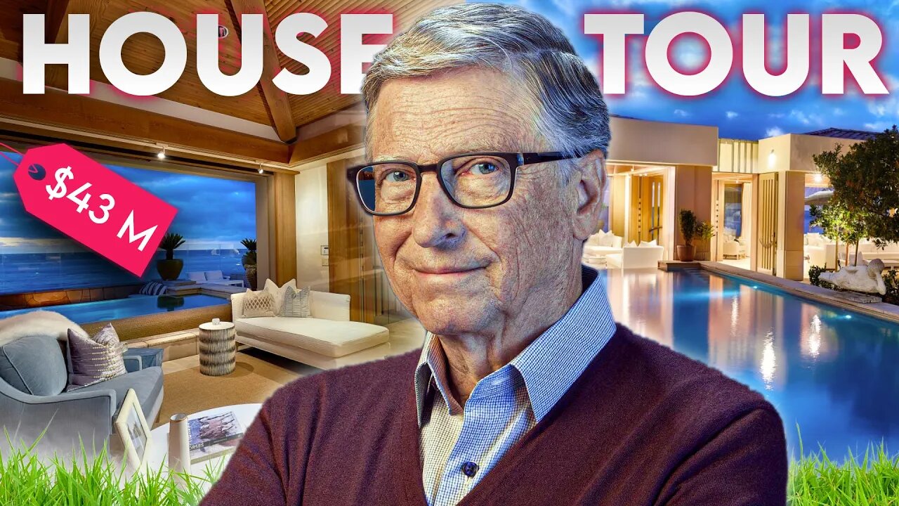 Bill Gates | House Tour | Increíble cartera inmobiliaria de $188 millones en Del Mar, Santa Fe y más