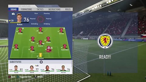 FIFA Career Mode Czech Republic 2022 - 2023 European Championship Qualifier GPl Match 2 VS Scotland