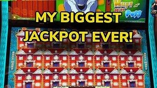 MASSIVE JACKPOT MANSIONS FEATURE BONUS! FULL SCREEN!