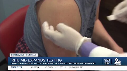 Expanded testing at Rite Aid