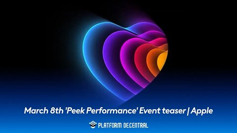 Apple Peek Performance Event Teaser