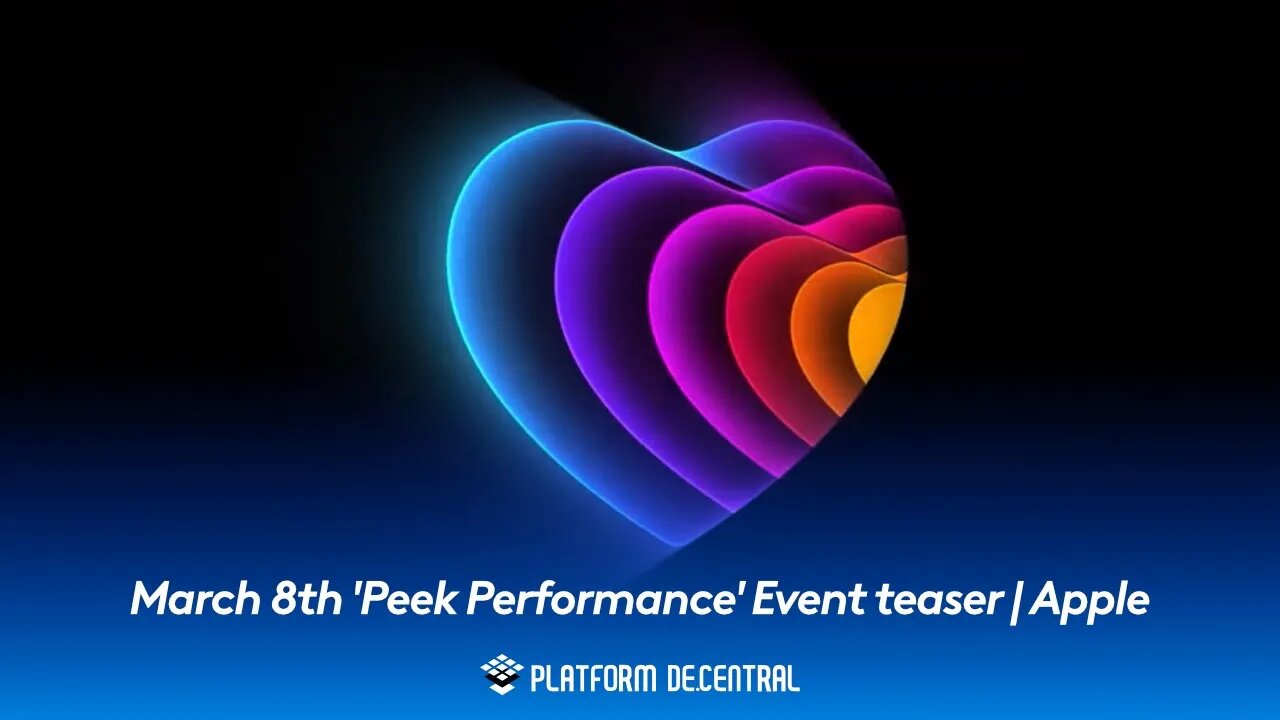 Apple Peek Performance Event Teaser