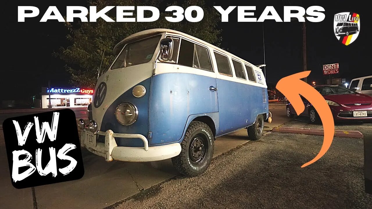 Tony's 1967 VW Bus! Back on the Road After 30 Years of being Parked!