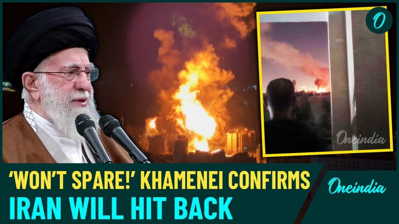 VIDEO| Iran’s Supreme Leader Khamenei Comes Out After IDF Attack, Vows Destructive Payback Very Soon