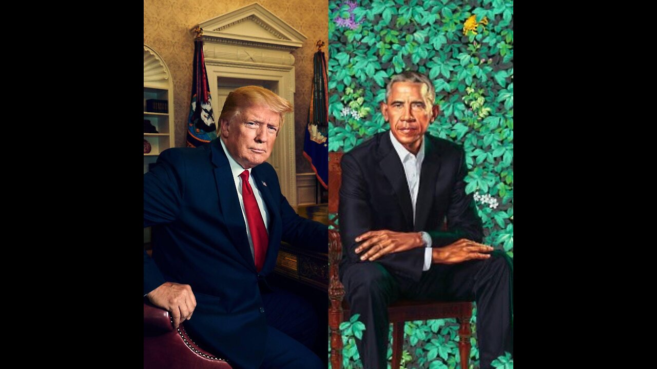 Epic Trump Portrait To Replace Creepy Obama Portrait