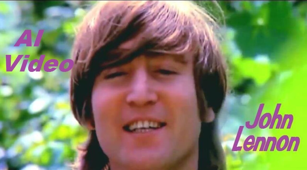 Beatles - John Rain Sleeping - (AI Video - 1966) - Bubblerock - HD