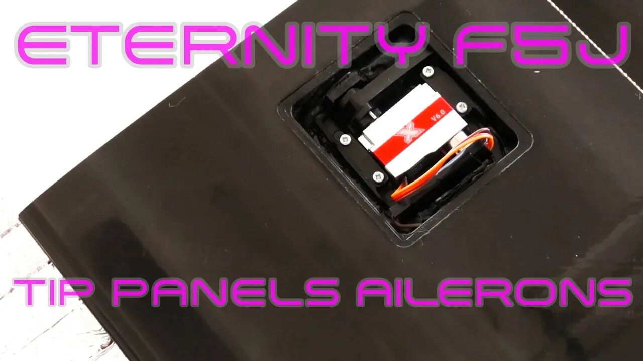 Eternity F5J Aileron Servo Install