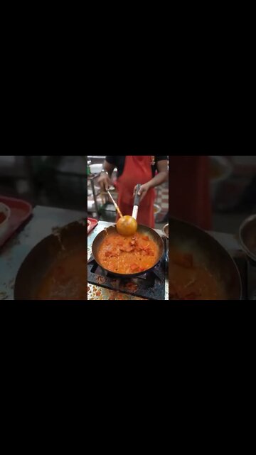 Meat 🍖 with vegetables 😋#ytshorts #shorts #Food #Streetfood #UpFoodReview