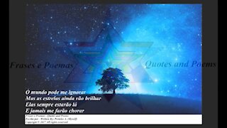 O mundo pode me ignorar, as estrelas e o Sol ainda vão brilhar! [Poesia] [Frases e Poemas]