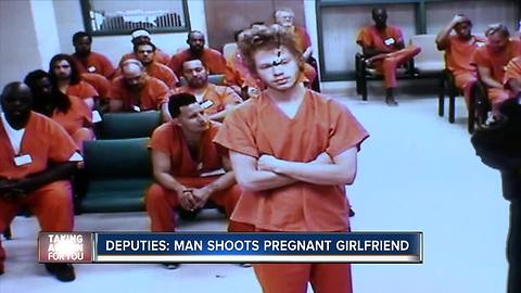 Man shoots pregnant girlfriend