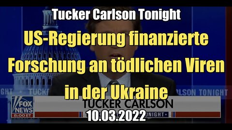 US-Regierung finanzierte Forschung an tödlichen Viren in der Ukraine (10.03.2022)