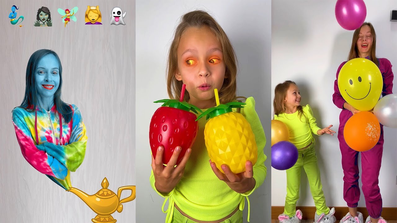 Best ✅🧞‍♂️🧚‍♀️😵‍💫🍓🍍❤️ Emoji Challenge & Funny Color Change | Compilation #Shorts