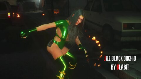 Resident Evil 3 Remake Jill Black Orchid Outfit mod