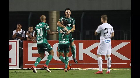 Gol de Willian - Santos 0 x 1 Palmeiras - Narração de José Manoel de Barro