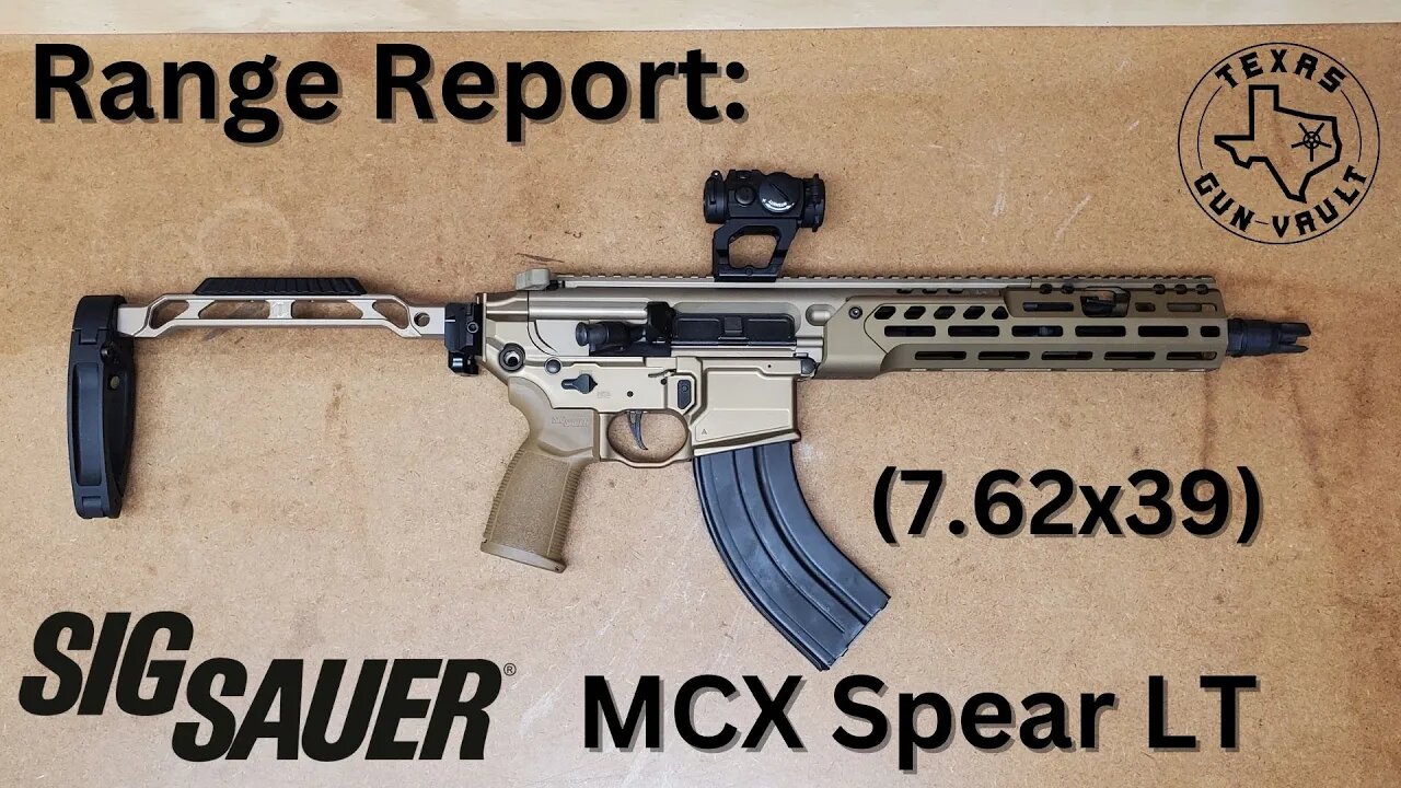 Range Report: Sig Sauer MCX Spear LT Pistol (7.62x39)