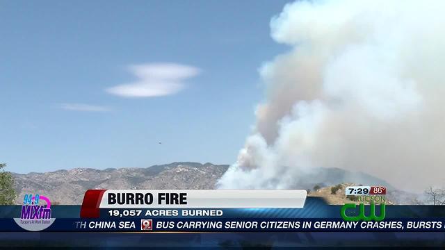 Burro Fire update