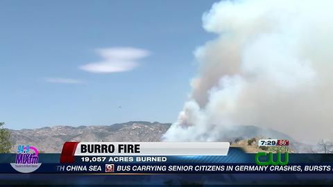 Burro Fire update