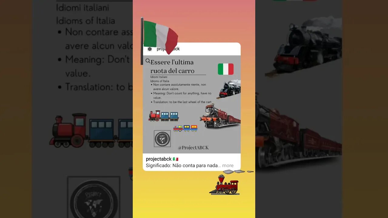 🇮🇹Essere l'ultima ruota del carro