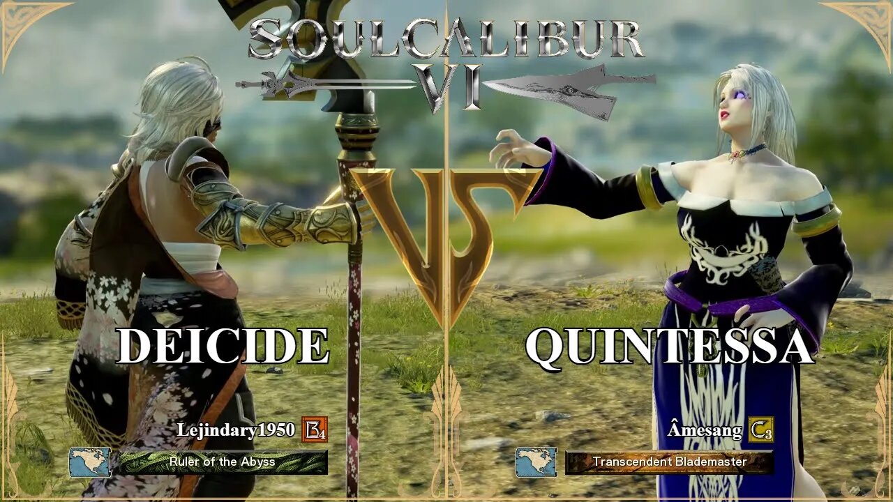 Deicide (Lejindary1950) VS Quintessa (Amesang) (SoulCalibur VI — Xbox Series X Ranked)