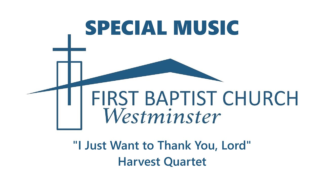 Nov. 26, 2024 - Thanksgiving Praise Service SPECIAL - "I Just Want to Thank You, Lord"