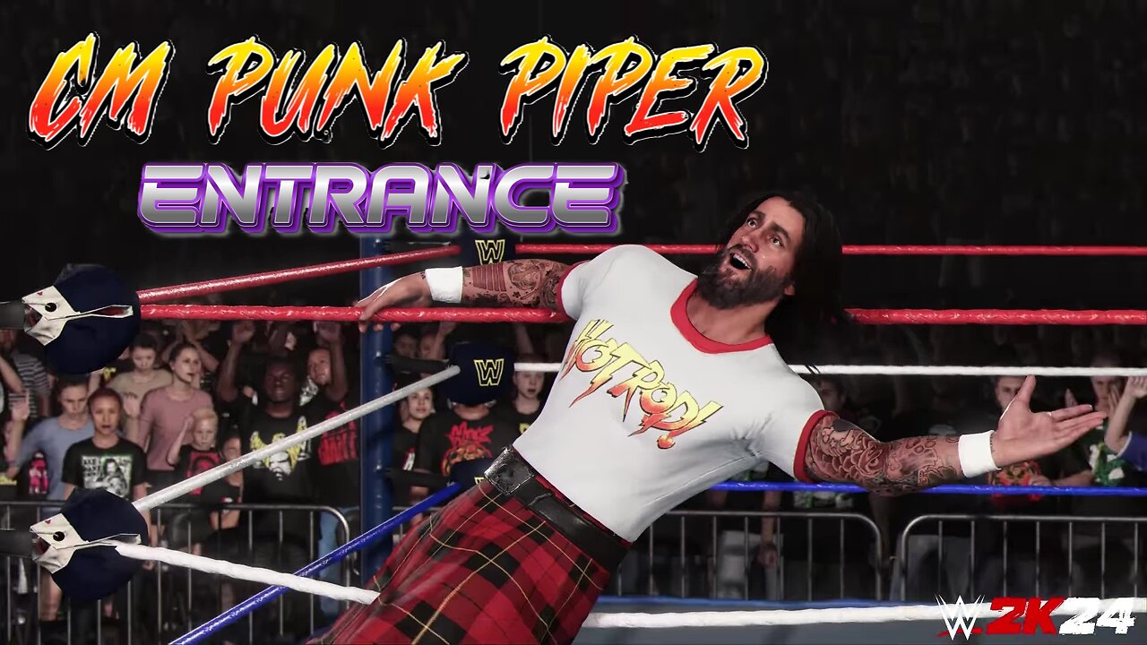 WWE 2k24 CM Punk Piper Entrance